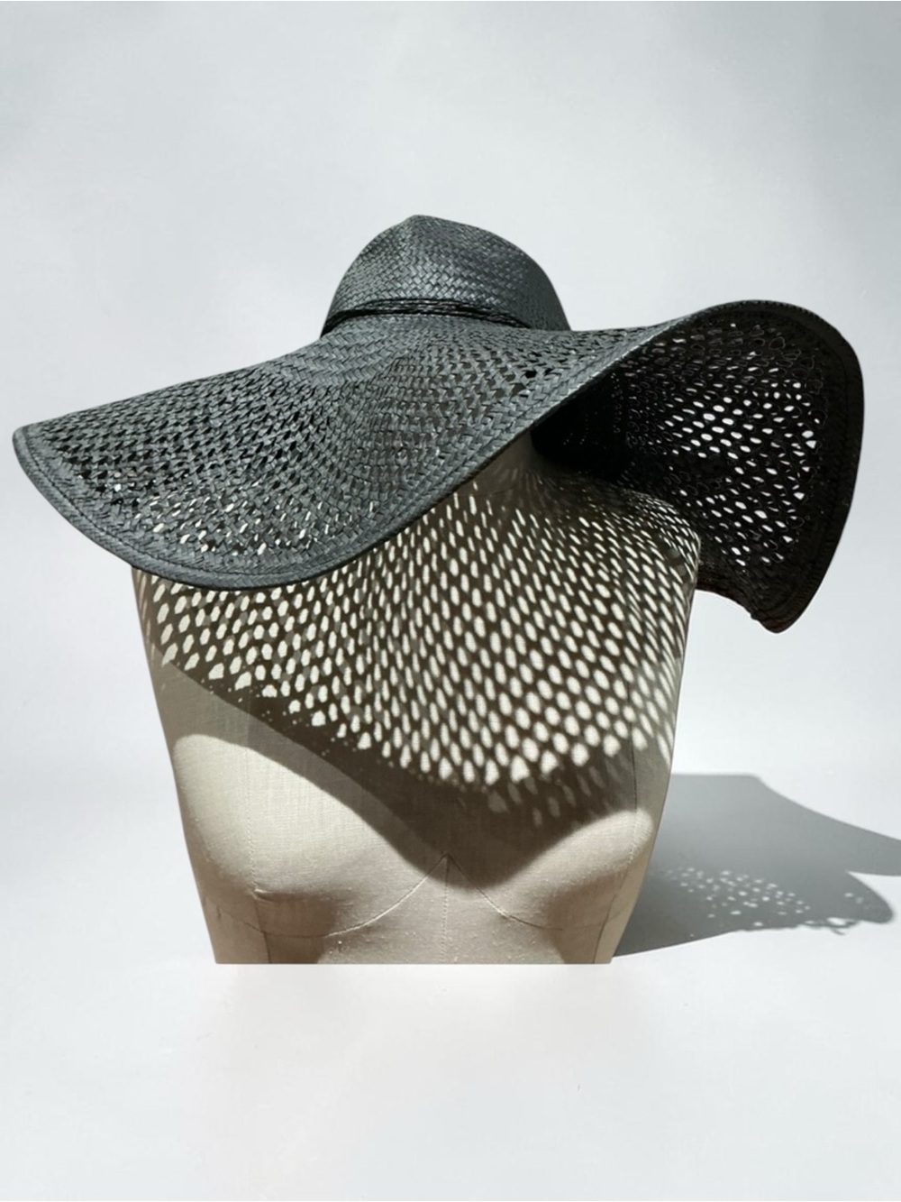 Anna & Ava Floppy Wide Brim Sun Hat – Black, Chic Summer Essential
